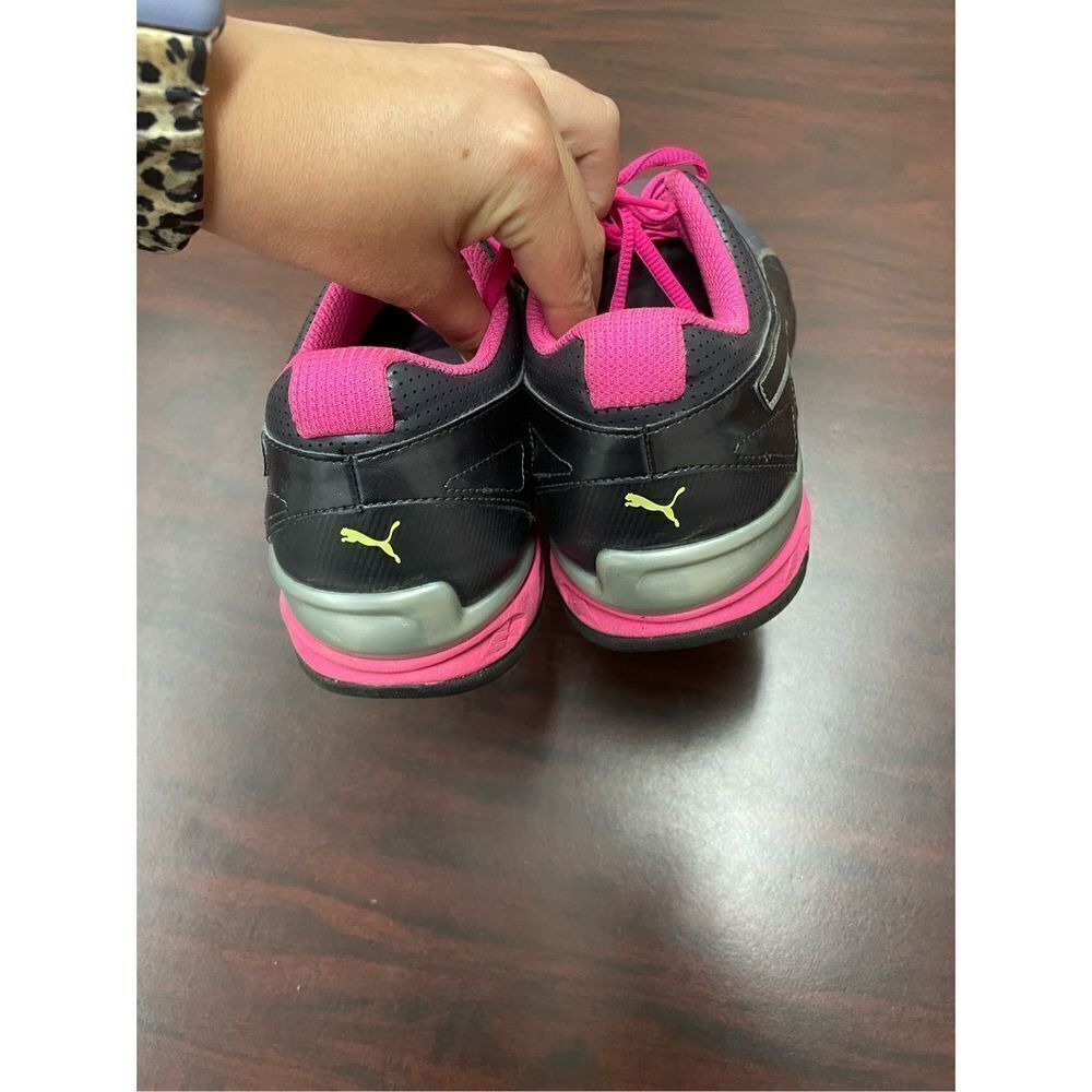 Puma Tazon Pink and Grey Women’s Sneakers Size 11 - Picture 2 of 7